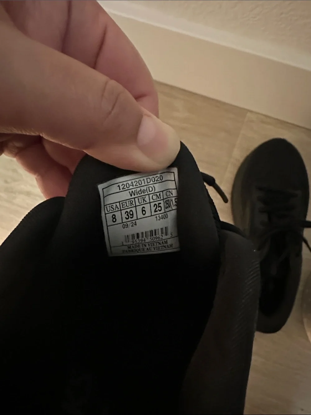 Brooks Woman’s All-Black Running Sneakers - Picture 6 of 7